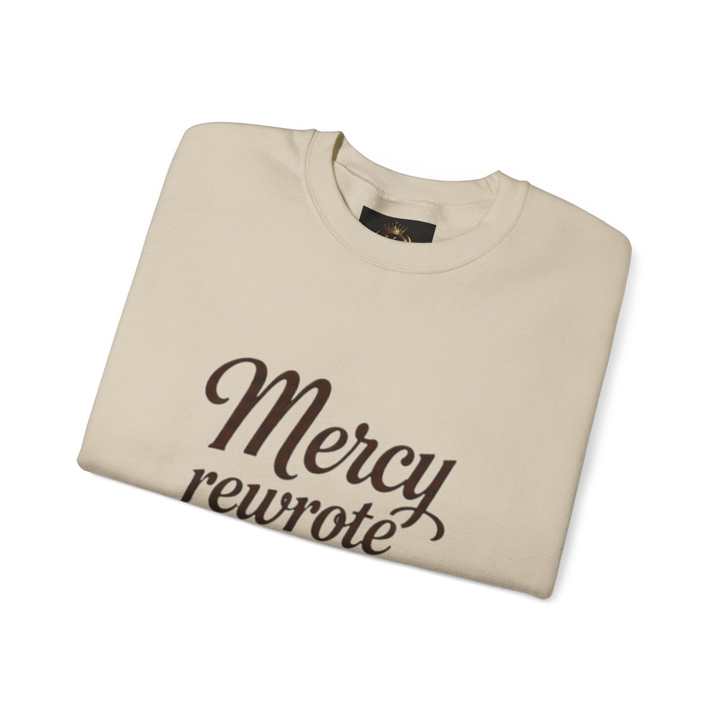 MERCY REWROTE MY STORY SWEATSHIRT